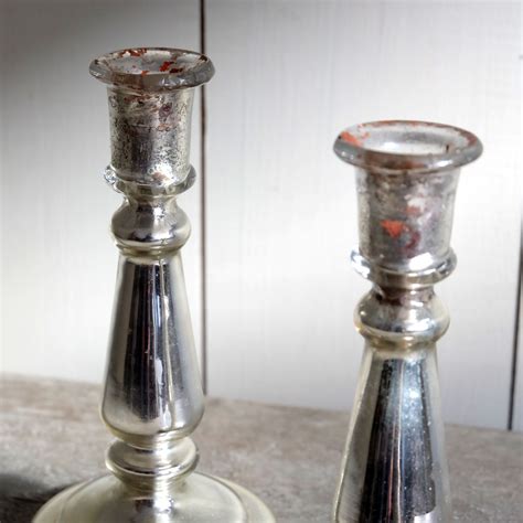 Pair Of Antique Mercury Candlesticks › Puckhaber Decorative Antiques