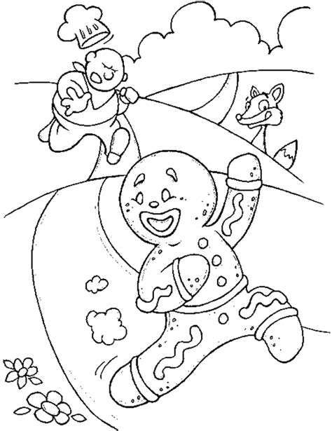 Gingerbread man coloring pages to download and print for free