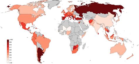 The vaccine will be available in a phased approach. Map: The most heavily policed countries in the world - Vox
