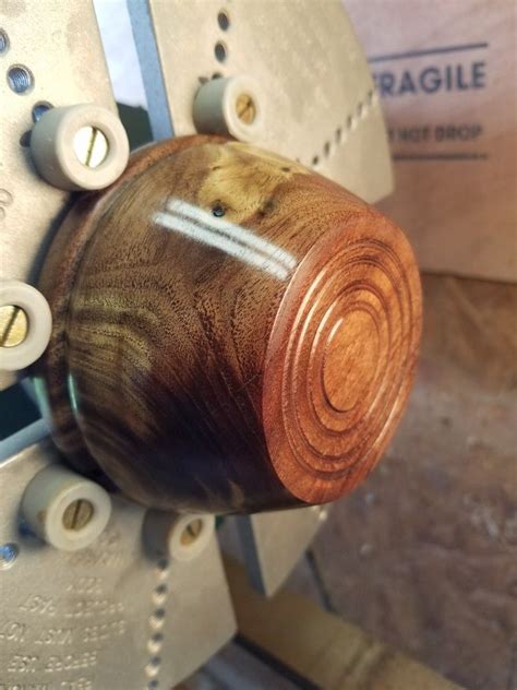Bottom Of Bowl Made From Black Walnut Turning Tools Wood Turning