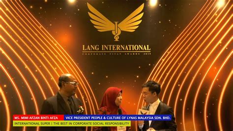 Register no / personal identity no. Lynas Malaysia Sdn Bhd - LICTA 2019 (International Super ...