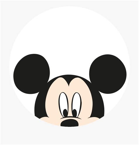 Mickey Face Svg Free