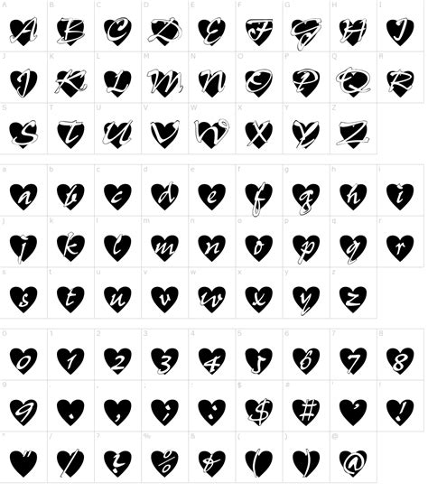 All Hearts Font Download
