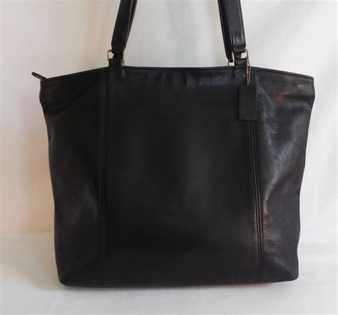 Coach Black Leather Tote Bags Iucn Water