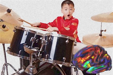 People Who Play Drums Regularly For Years Differ From Unmusical People