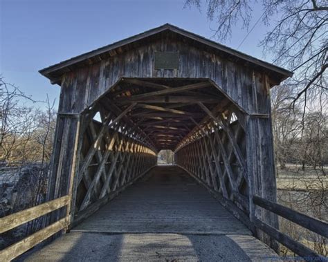 The Cedarburg Bridge Is The Oldest Covered Bridge In Wisconsin