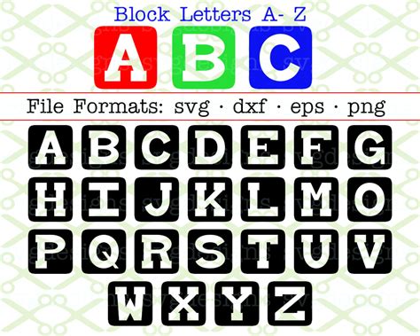 Download 670+ royalty free funny bold alphabet letters vector images. BABY BLOCKS SVG FONT LETTERS-Cricut & Silhouette Files SVG ...