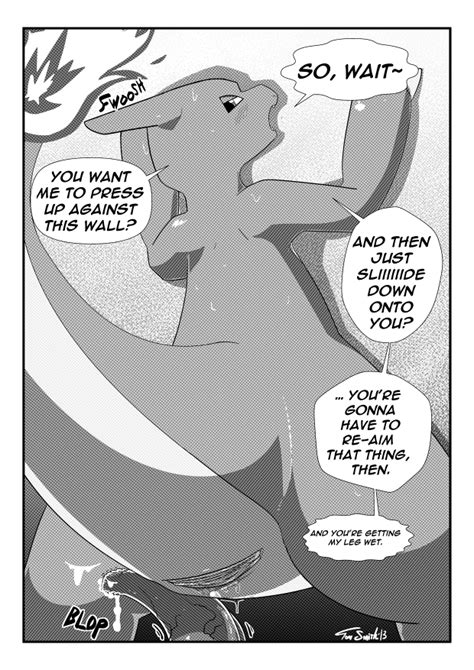 Rule 34 Ambiguous Gender Charmeleon Cloaca Comic Cum Greyscale Male Manga Monochrome Nintendo