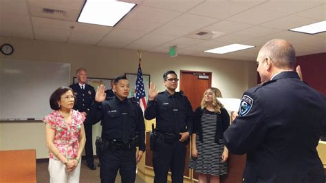 Two New Police Officers Sworn In During Monday Ceremony