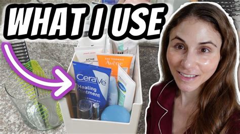 Vlog Whats In My Bathroom Skin Care Products I Am Using Dr Dray