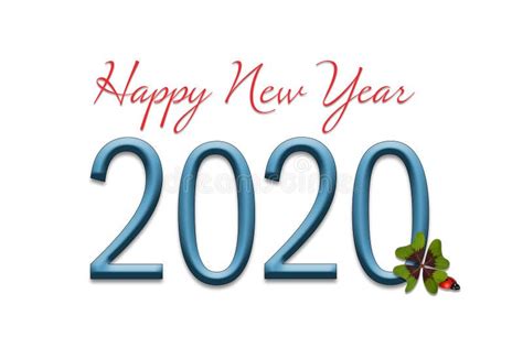 Happy New Year 2020 New Year Concept Stock Illustration Illustration