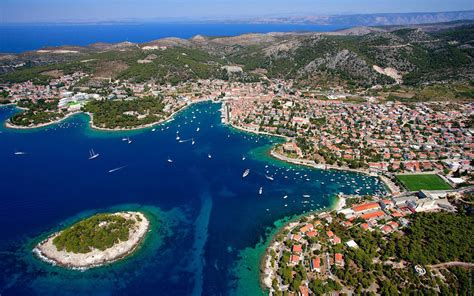 Hvar Wonderful Island In The Adriatic Sea North Of Croatia