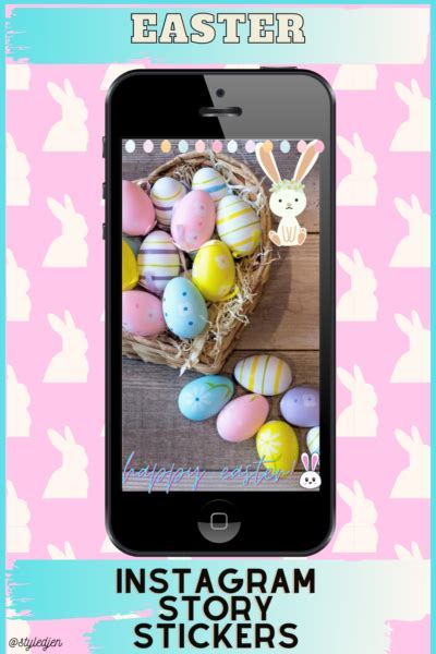 Easter Instagram Story Stickers Styledjen