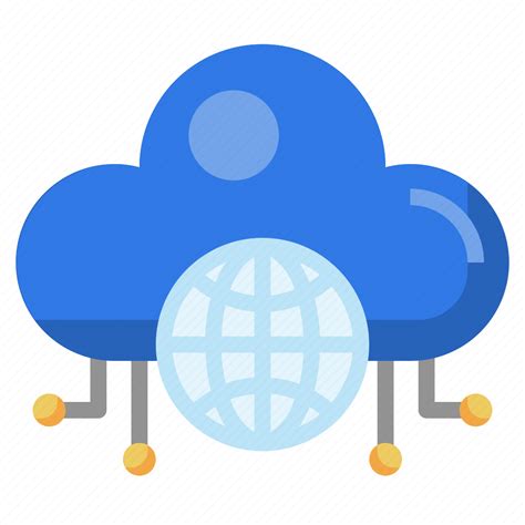 Globe Cloud Computing World Grid Storage Worldwide Icon