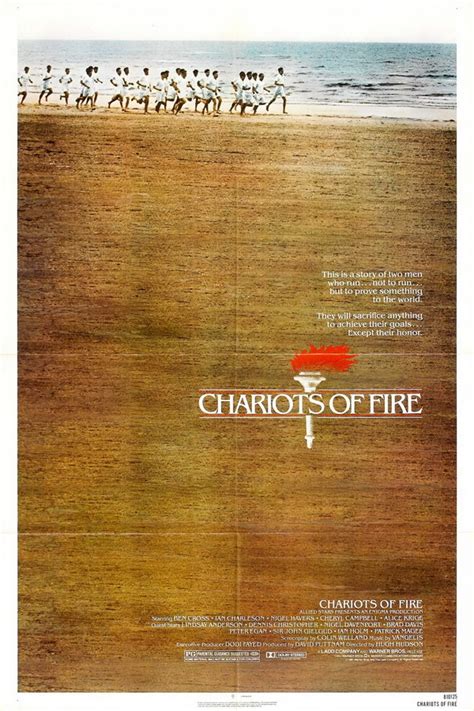 For one, a need to prove his worth to himself and the society that discriminates against him; Chariots of Fire Font