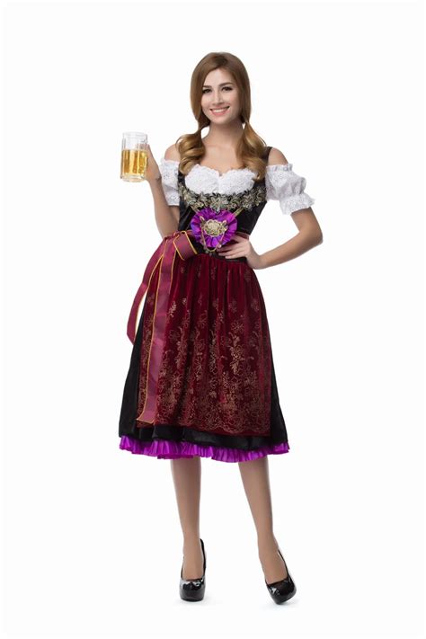 3 pc set halloween oktoberfest alemão bávaro cerveja menina traje m xl bavarian beer girl