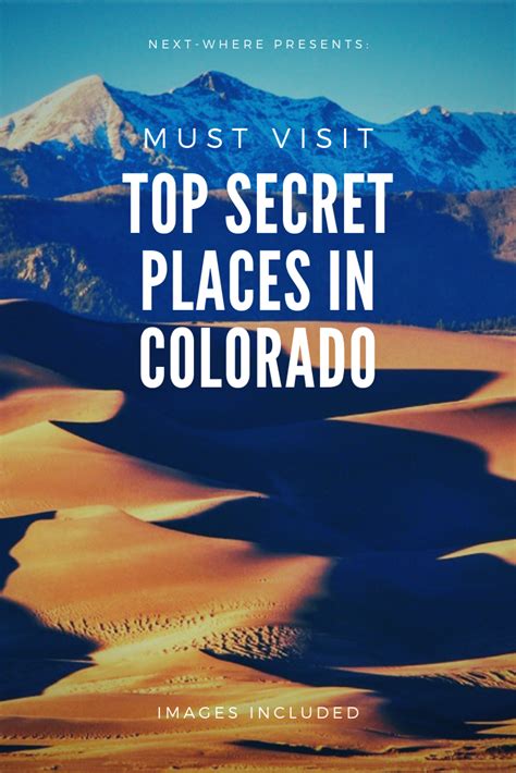 Top Secret Places In Colorado That You Must Visit Colorado Travel