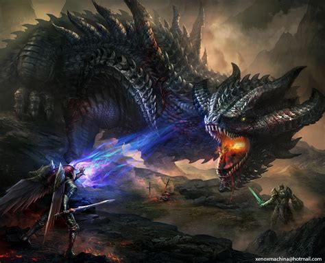 Dragon Battle By Alien Tan Rimaginarydragons