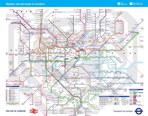 Train And Tube Map London