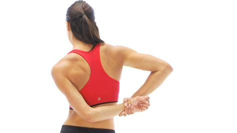 Supraspinatus Stretch Behind The Back Youtube