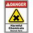 Harmful Chemicals Stored Here Sign G4883  By SafetySigncom