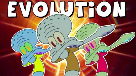 The Evolution Of Squidwards Dab Youtube