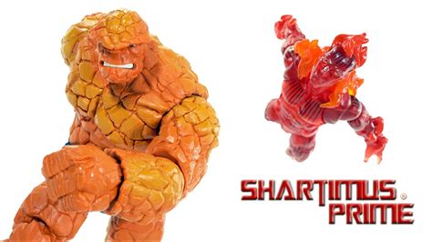 Marvel Legends Human Torch And The Thing 2021 Fantastic Four Vintage Collection Retro Figure