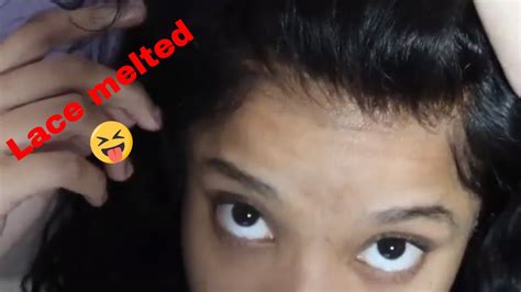 How I Melt My Lace Frontal Wig Bleaching Plucking Ft Amazon Nadula Youtube