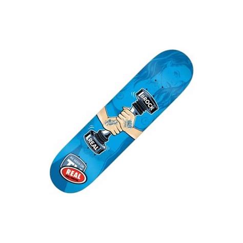 Real Skateboards Real Brock Weight Uv Medium Skateboard Deck 80