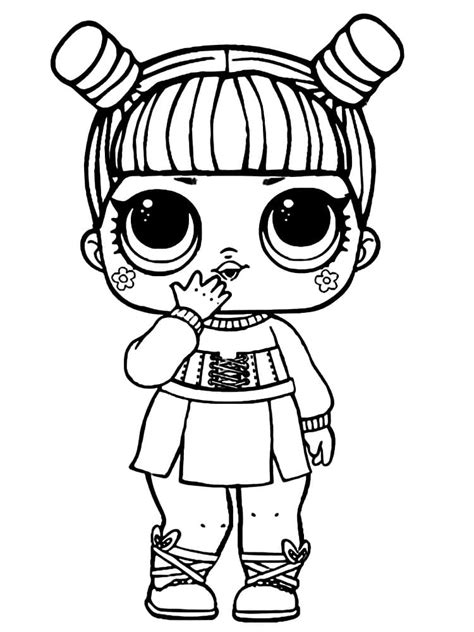Kawaii Queen Lol Surprise Doll Coloring Page Download Print Or Color