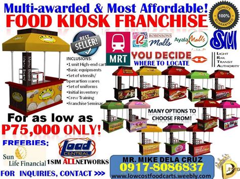 Food Cart Package Low Cost Food Carts