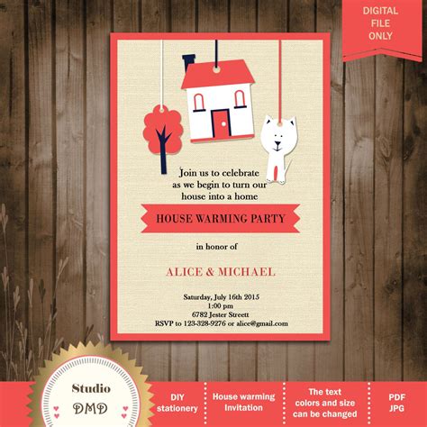 House Warming Invitation, New House Party Invite, Key to Home, Moving