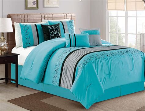 Home comforter sets, comforters and more from the wide range of products, online shopping at best prices. HGMart Bedding Comforter Set Bed In A Bag - 7 Piece Luxury ...