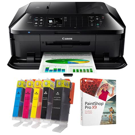 Canon Pixma Mx922 Inkjet Office All In One Printer W Cartridge Kit