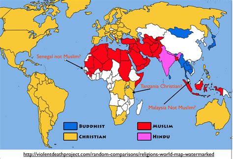 Wikipedia The Difficulties Of Mapping World Religions And A Most
