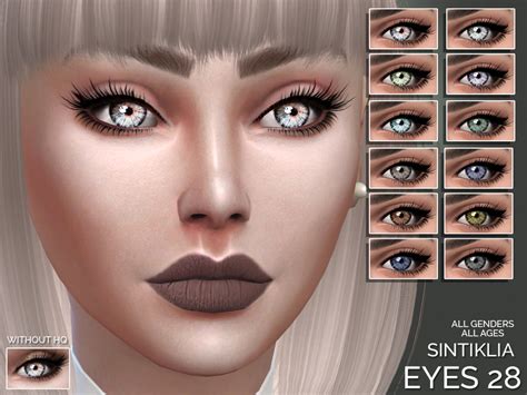 Sims 4 Ccs The Best Eyes By Sintiklia
