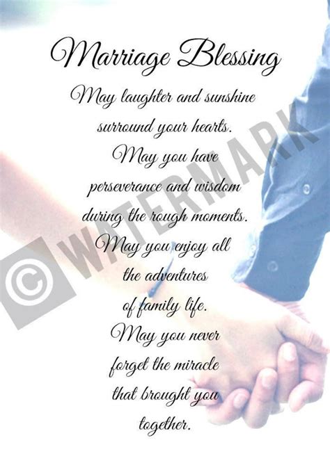 Personalized Wedding Print Wedding Blessing Marriage Etsy