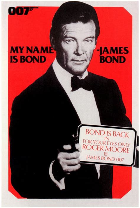 For Your Eyes Only Movie Posters The 007 Dossier James Bond Movies