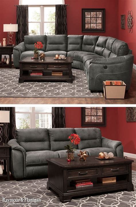 Black living room grey red gray. Pin by cece on Our Home ️ in 2019 | Living room red, Grey, red living room, Red walls