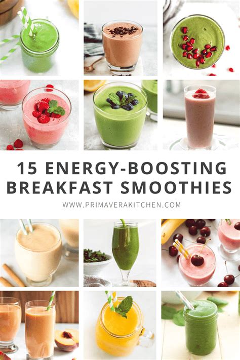 15 Energy Boosting Breakfast Smoothie Healthy Easy And Delicious