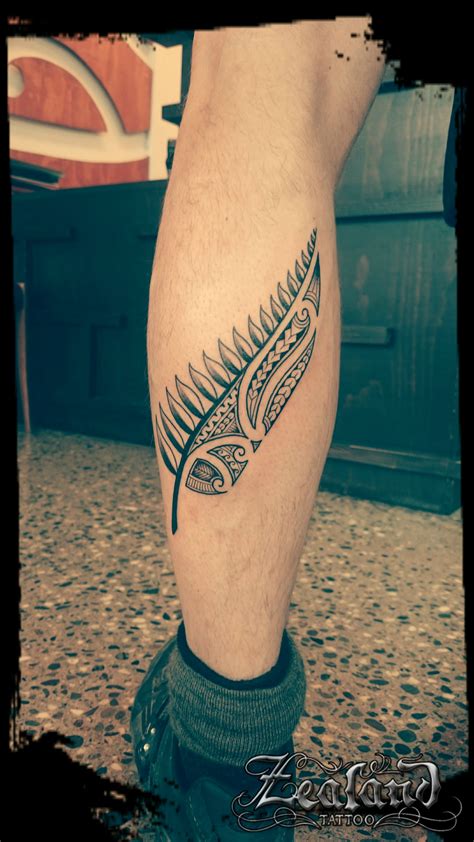 Maori Silver Fern Tattoo Zealand Tattoo