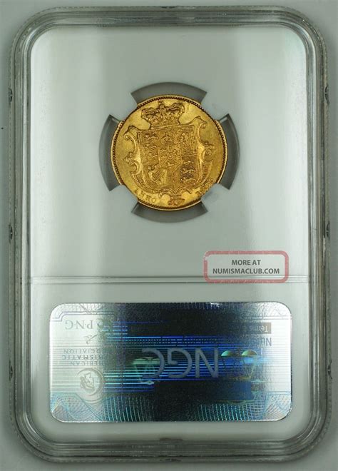 1833 Great Britain 1 Sovereign Gold Coin Ngc Au 55 Akr