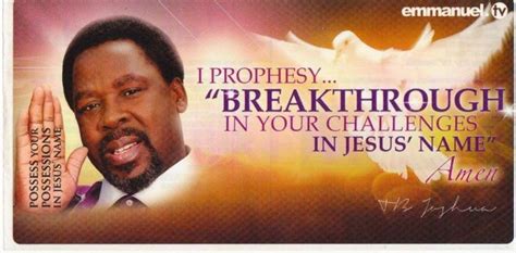 Legit.ng news ★ prophet joshua has released anointing water and a church sticker tagged which he says will be used to fight coronavirus and other ailments prophet temitope joshua, the founder of the synagogue church of all nations (scoan), has released anointing water and a church sticker. 29 Best images about TB Joshua on Pinterest | Happy 50th ...