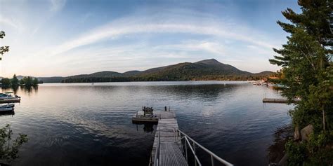 Blue Mountain Lake Adirondack Experience Lakeside Resort Blue