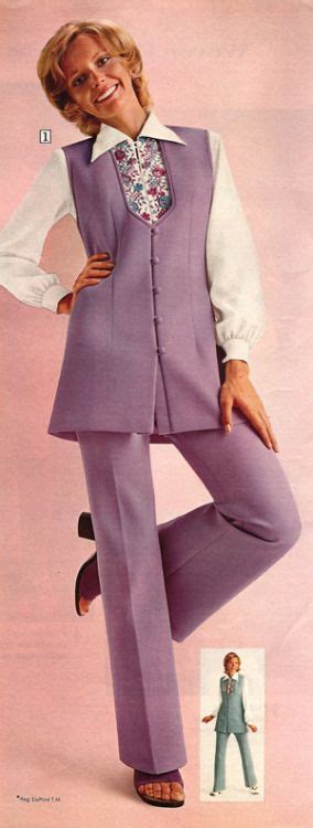 Super Seventies — A Purple Pantsuit From Sears 1970s Fashion