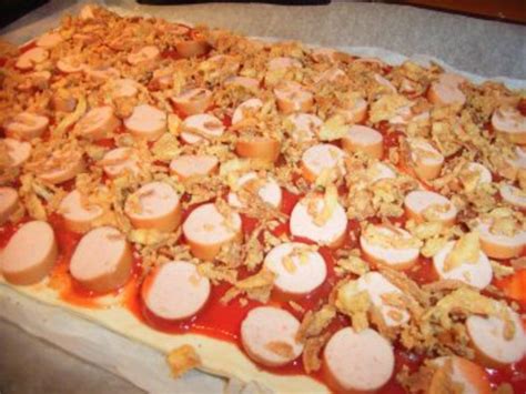 Hot Dog - Pizza auf die Schnelle Rezept