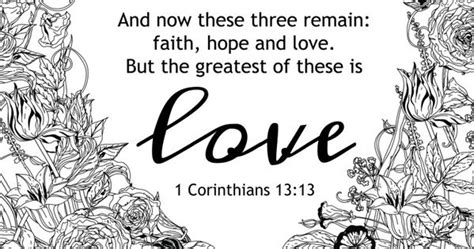 Faith Hope Love Coloring Pages Coloring Pages