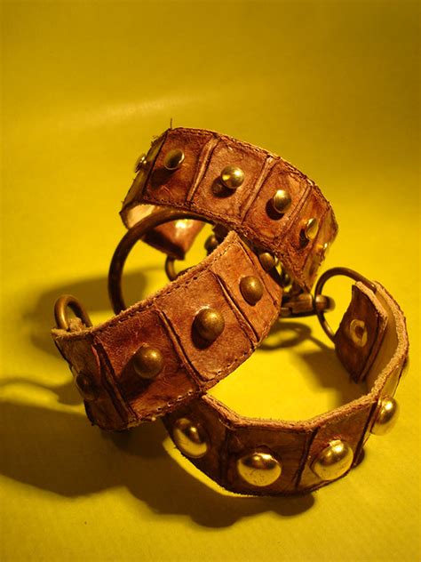 Leather Cuffs Handmade Accessories On Behance