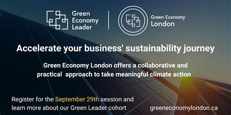 Come To An Event Green Economy London
