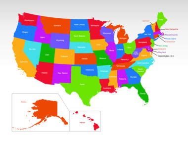 The USA PowerPoint Map for Presentations, Download Now